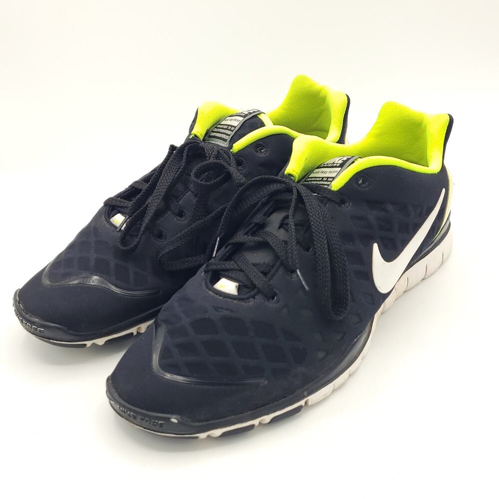 Nike Free TR Fit training black green women's size 10